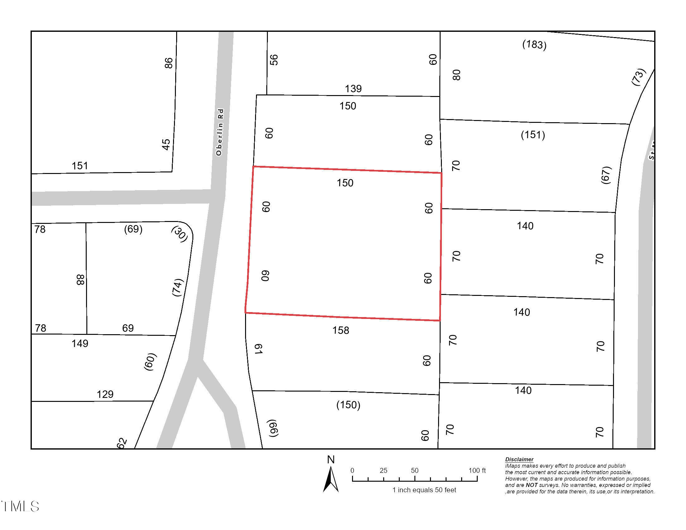 1806 Oberlin Road Raleigh, NC 27608 - Photo 2 of 3 GIS Map2