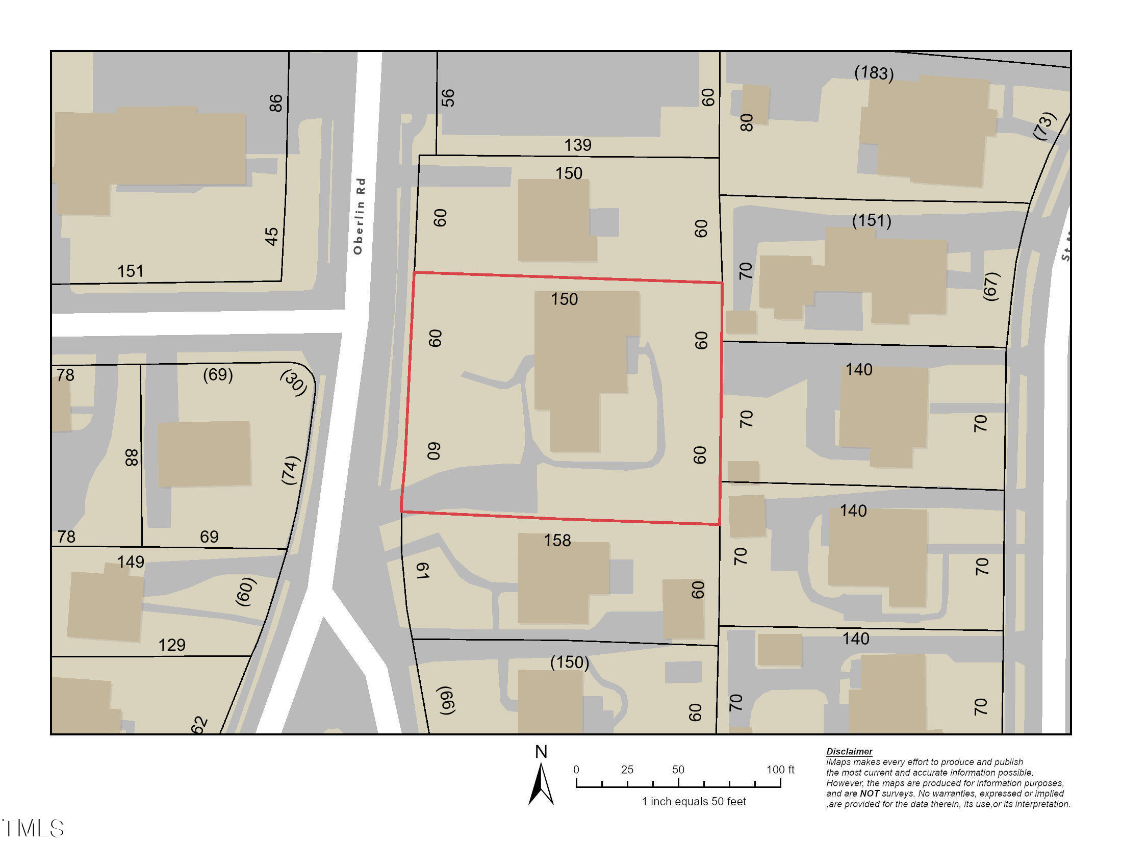 1806 Oberlin Road Raleigh, NC 27608 - Photo 3 of 3 GIS Map3