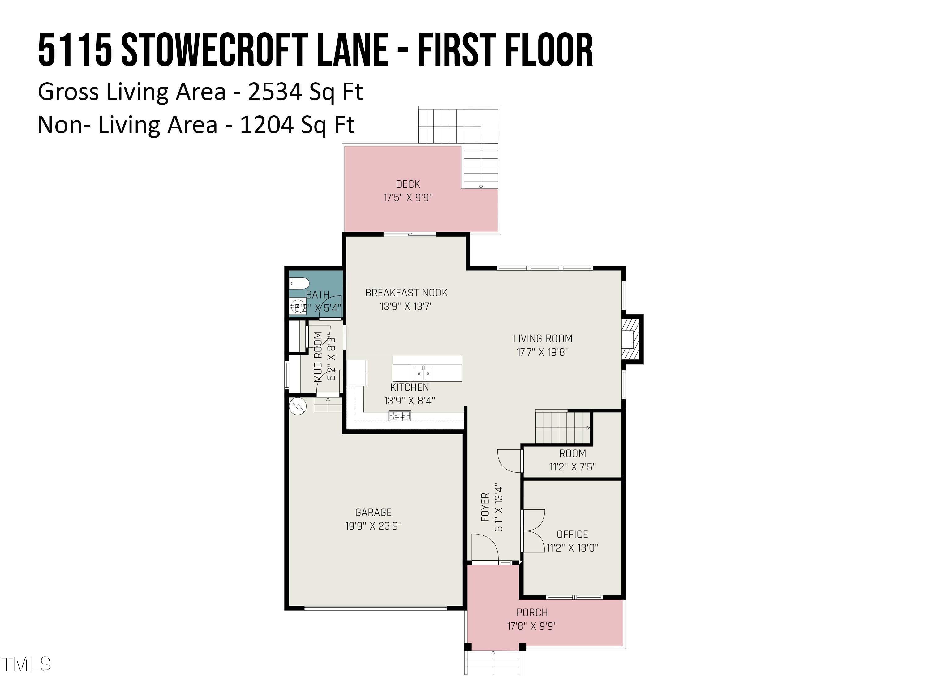 5115 Stowecroft Lane Raleigh, NC 27616 - Photo 30 of 32 5115 Stowecroft - 1st floor