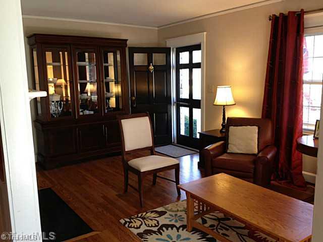 1701 Independence Road Greensboro, NC 27408 - Photo 2 of 15 Living Room. Lovely hardwood floors throughout the Living and Dining rooms.