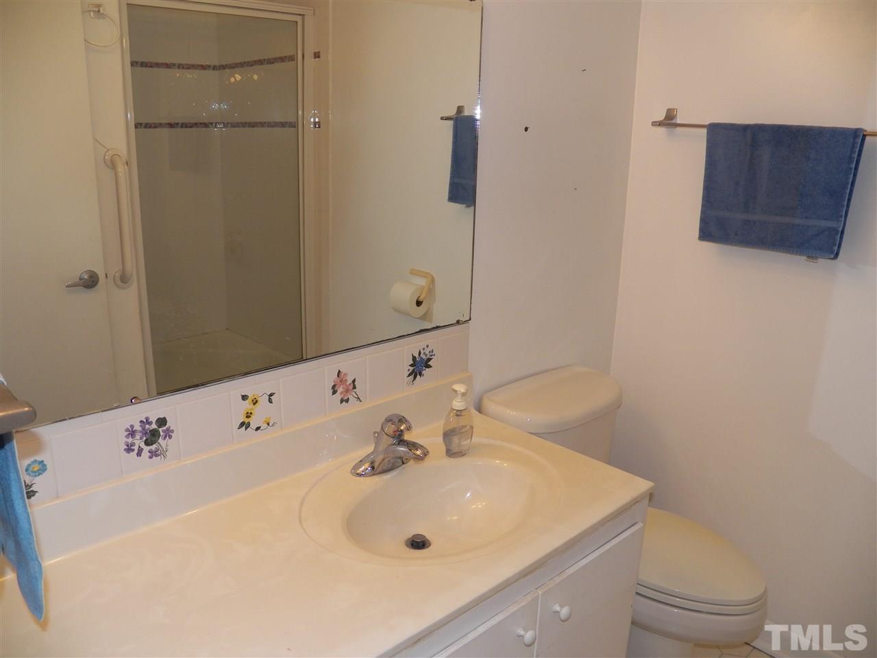 132 East Rowan Street Raleigh, NC 27609 - Photo 17 of 24 a bathroom with a sink a toilet and vanity