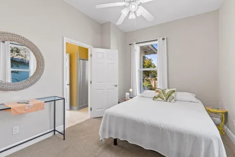 a close view of a bathroom with a washer and dryer
