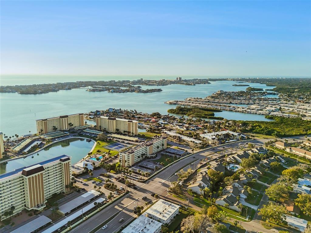 4565 Duhme Road, Unit 203 St. Petersburg, FL 33708 - Photo 24 of 27 a view of a lake with outdoor space
