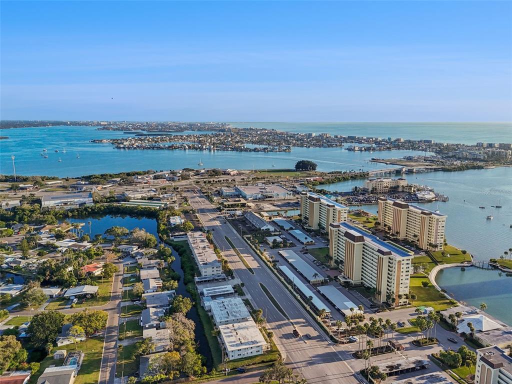 4565 Duhme Road, Unit 203 St. Petersburg, FL 33708 - Photo 26 of 27 an aerial view of a city
