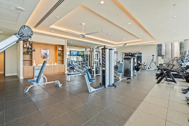 a view of a swimming pool with a yard