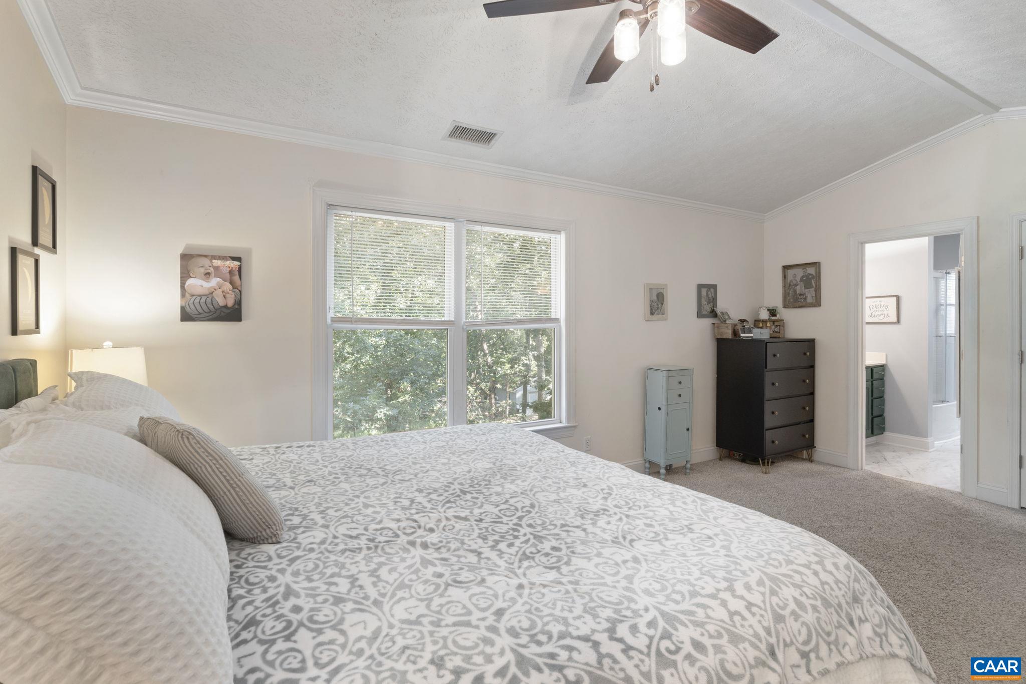 4 Clark Court Palmyra, VA 22963 - Photo 28 of 58 a bedroom with a large bed and a large window