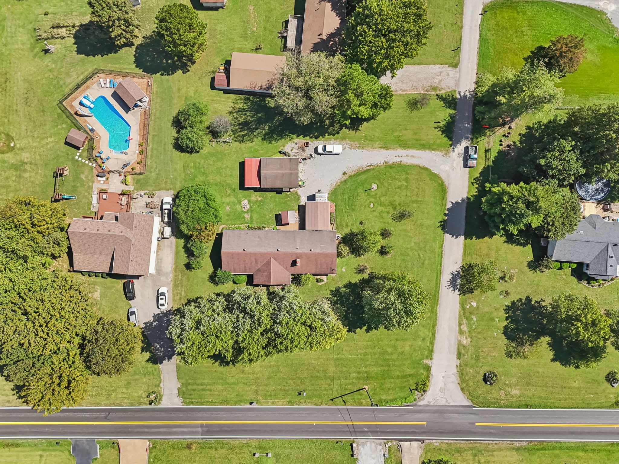5165 Almaville Road Smyrna, TN 37167 - Photo 12 of 37 an aerial view of a house with a garden