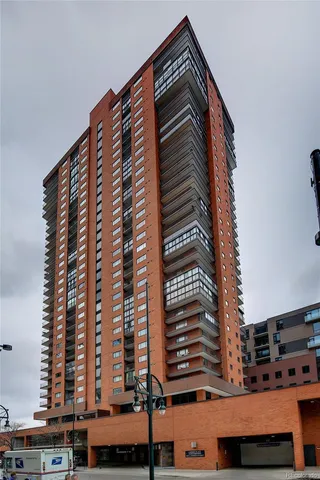 a front view of a building