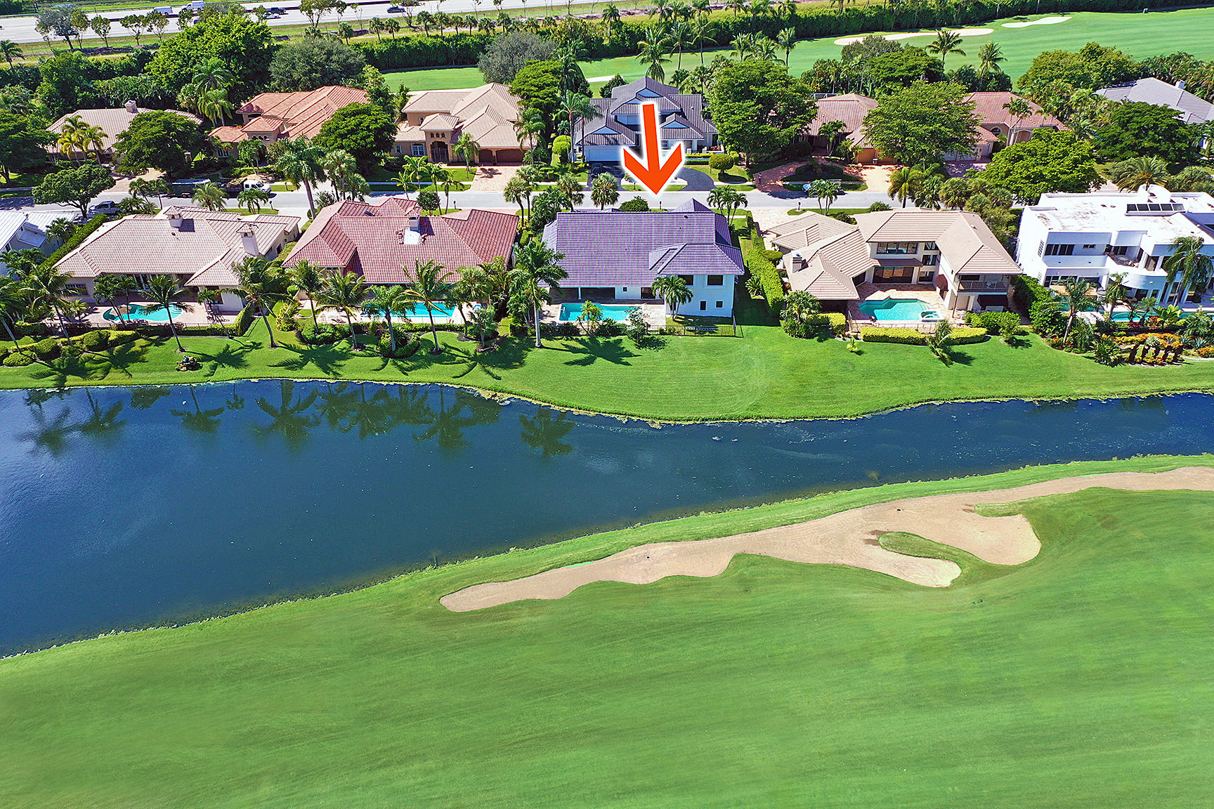 7811 Mandarin Drive Boca Raton, FL 33433 - Photo 46 of 51 an aerial view of residential houses with outdoor space and swimming pool