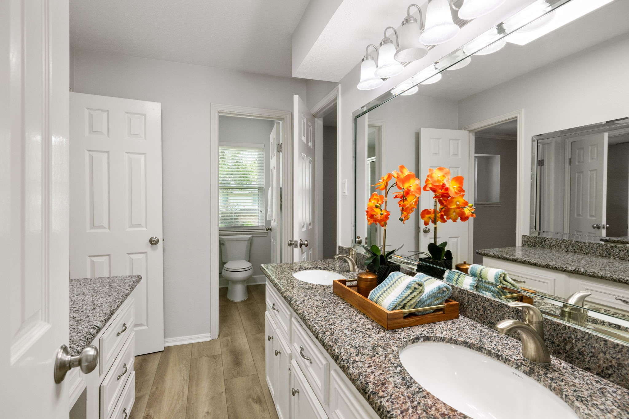 9203 Godstone Lane Spring, TX 77379 - Photo 32 of 49 Another view of the spacious Jack and Jill Bathroom.