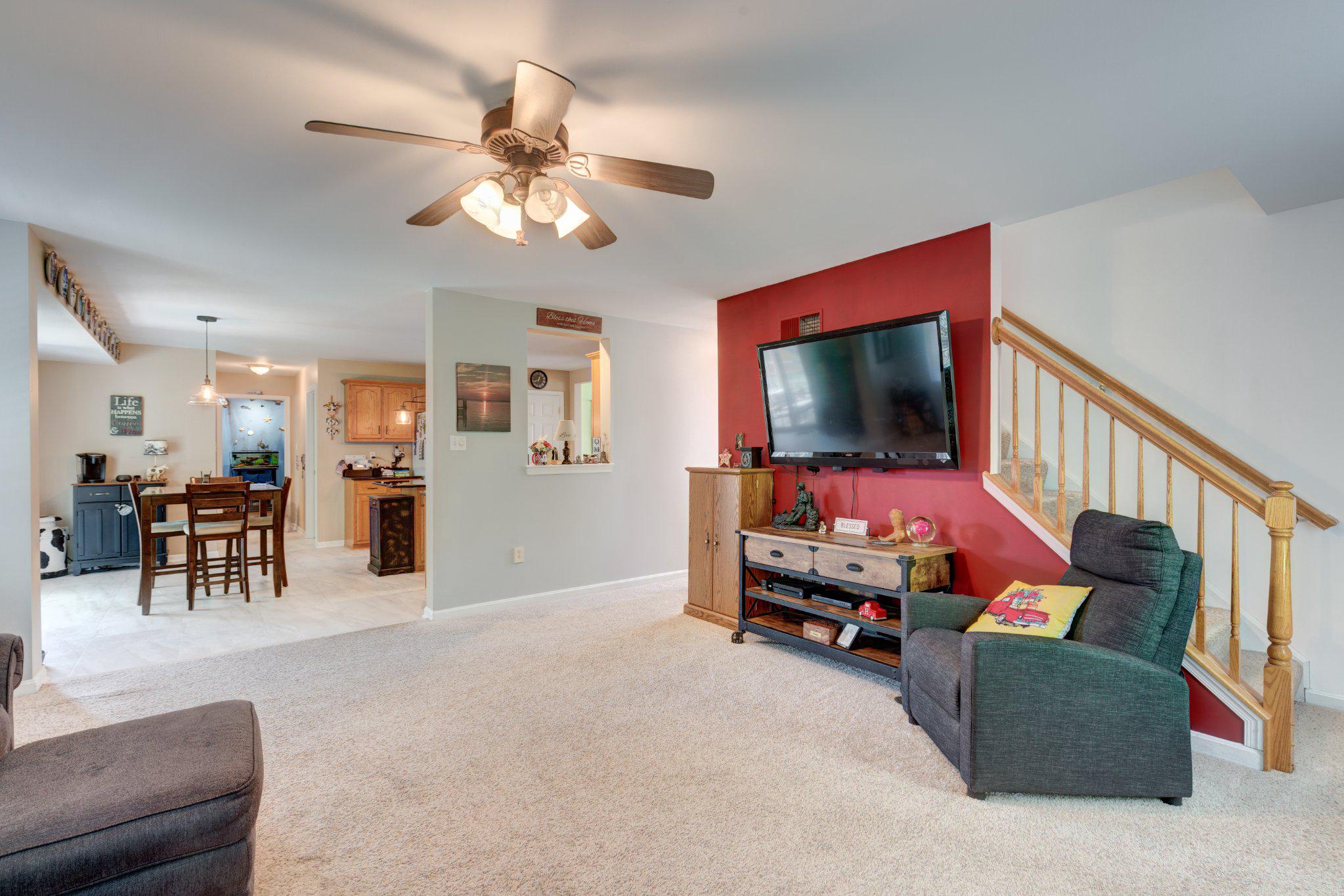 20 Union Street Littlestown, PA 17340 - Photo 20 of 58 a living room with furniture and a flat screen tv