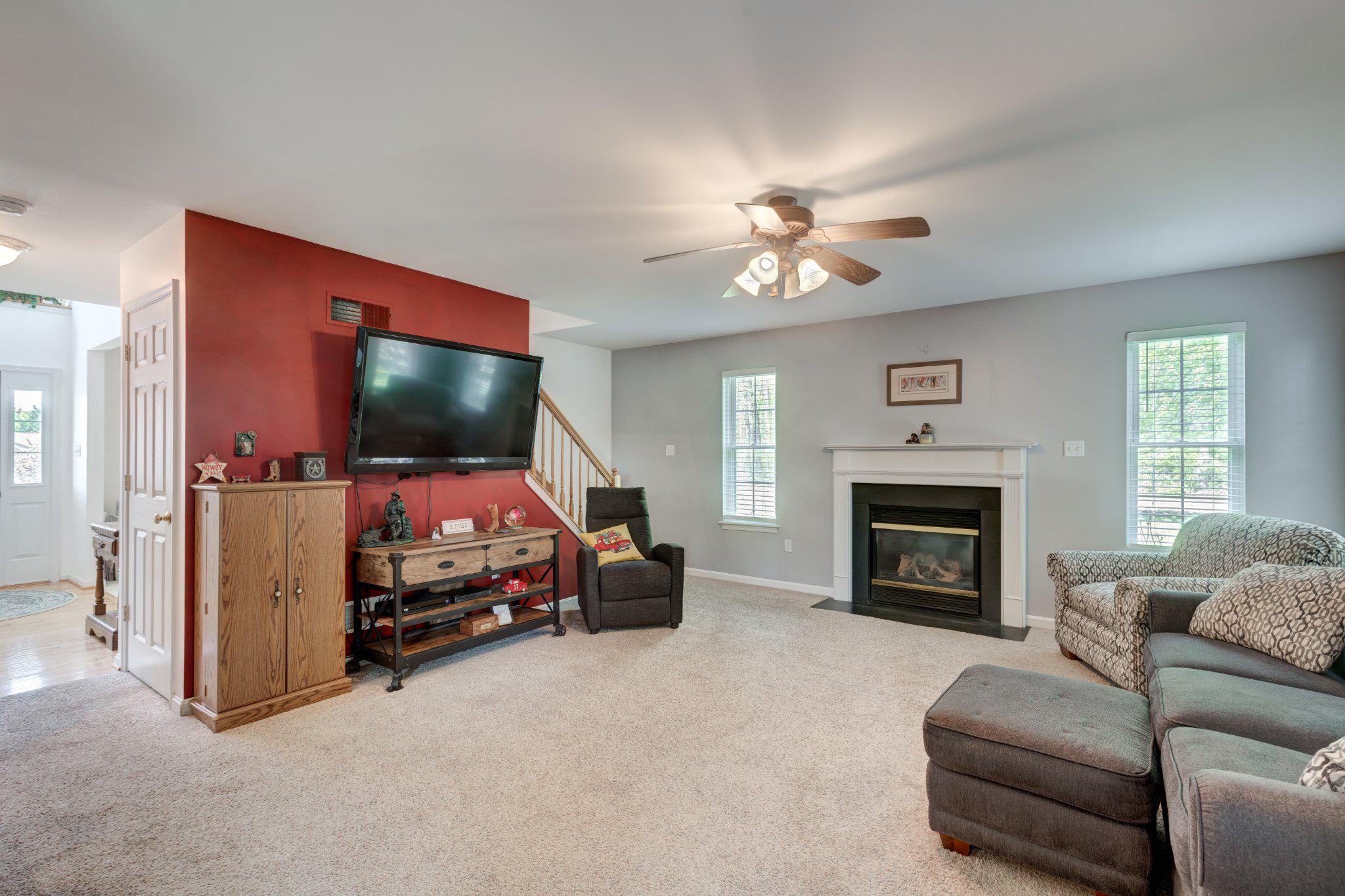 20 Union Street Littlestown, PA 17340 - Photo 22 of 58 a living room with furniture and a flat screen tv