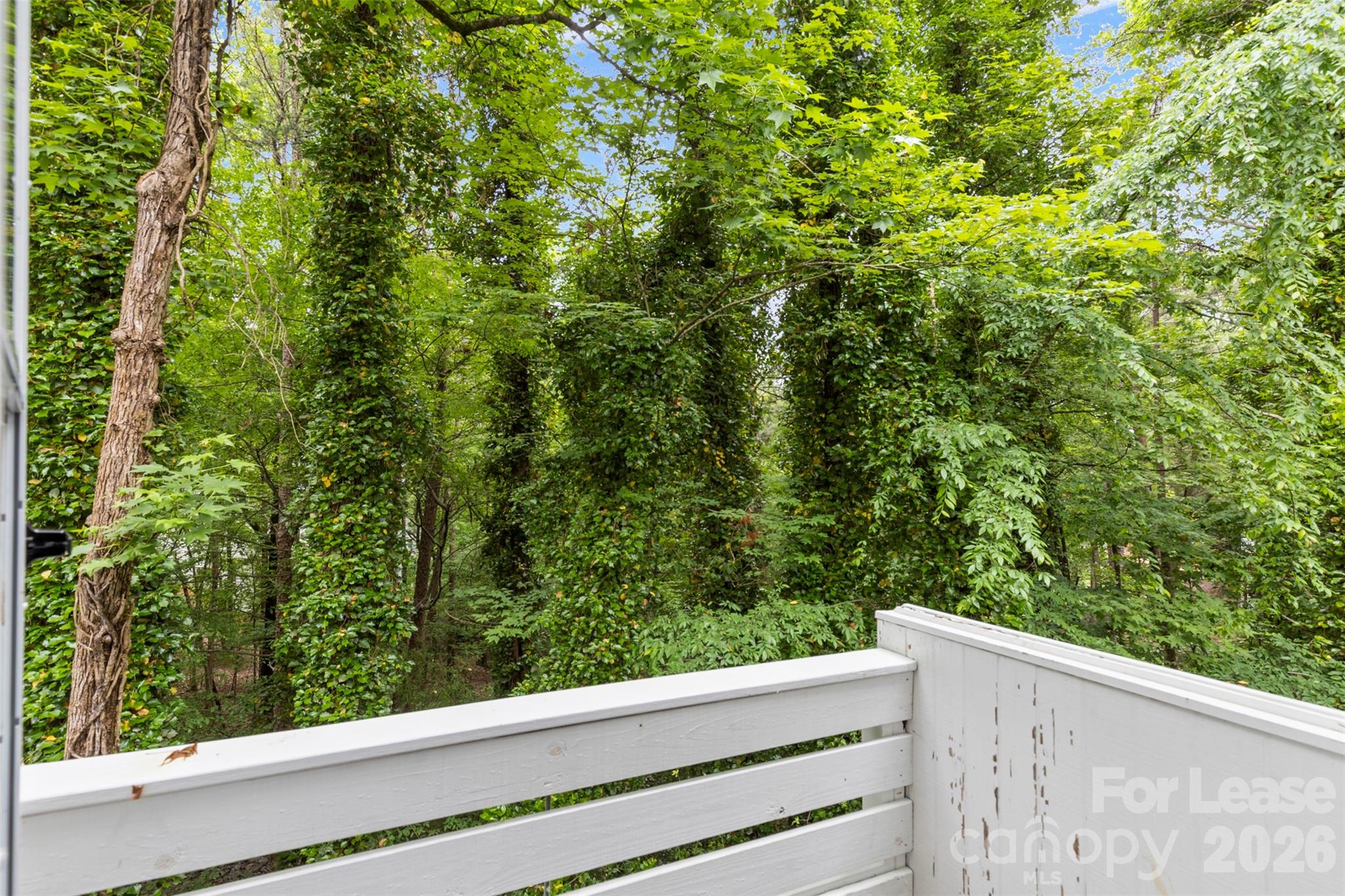 25033 Molokai Drive, Unit UPPR Tega Cay, SC 29708 - Photo 33 of 38 a view of a wooden fence from a window