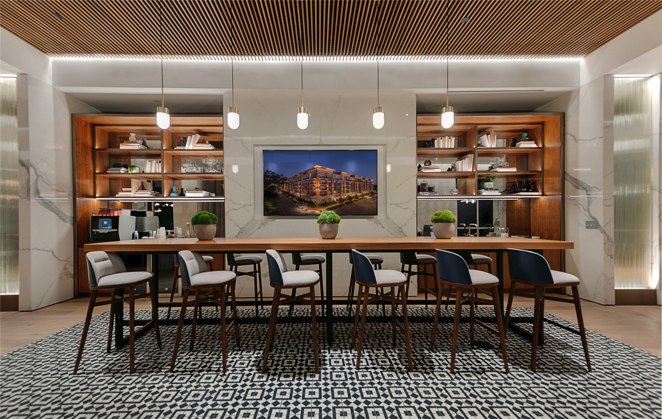 160 Birdsall Street, Unit 2313 Houston, TX 77007 - Photo 29 of 36 a view of a dining room with furniture