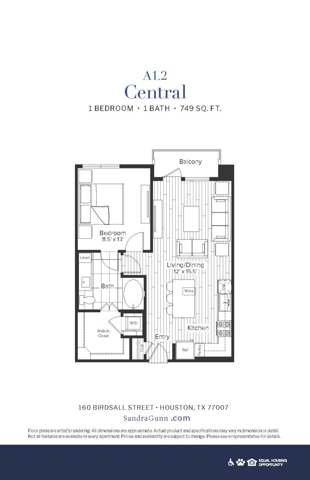 160 Birdsall Street, Unit 2313 Houston, TX 77007 - Photo 3 of 36 a view of a black and white photo