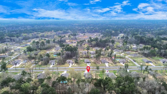 a view of city and mountain