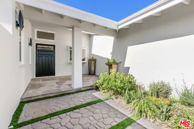 a house with a outdoor space