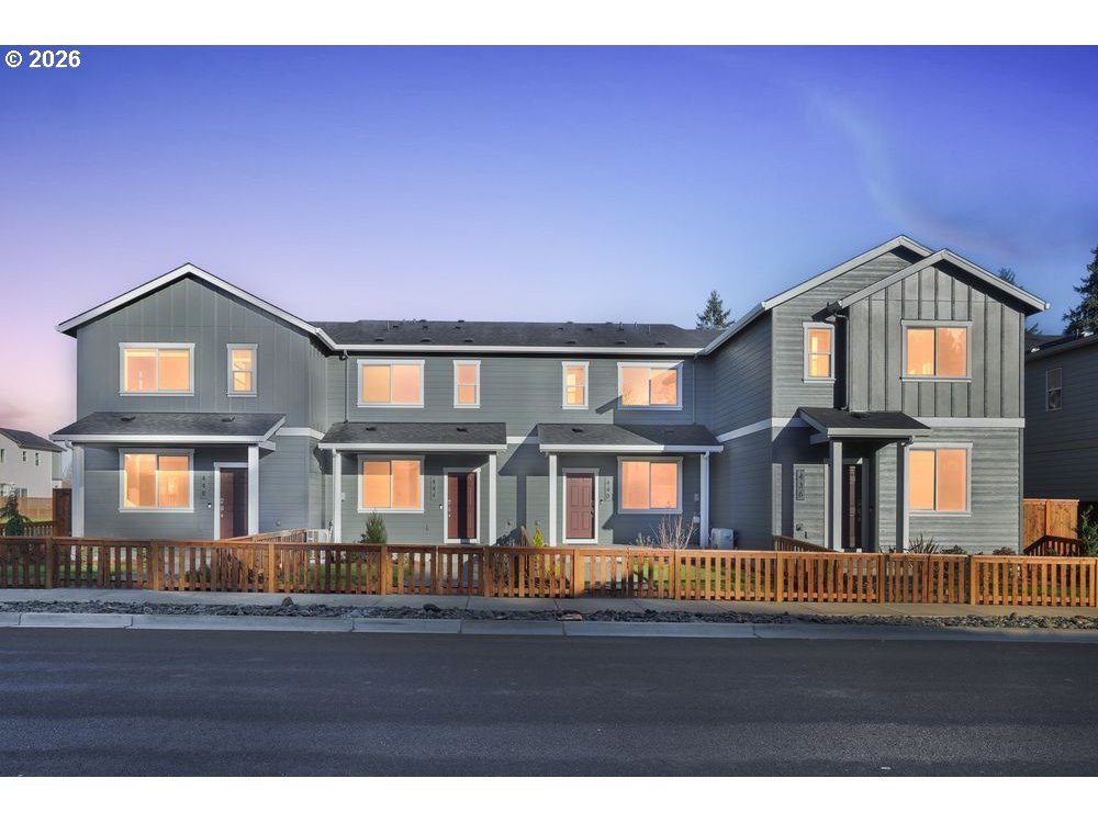 a front view of a house with balcony