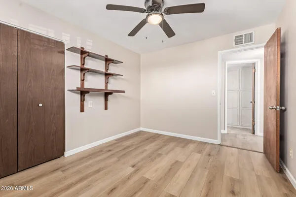 wooden floor in an empty room