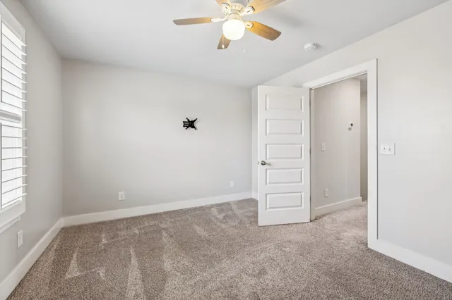 a view of a garden with a slide