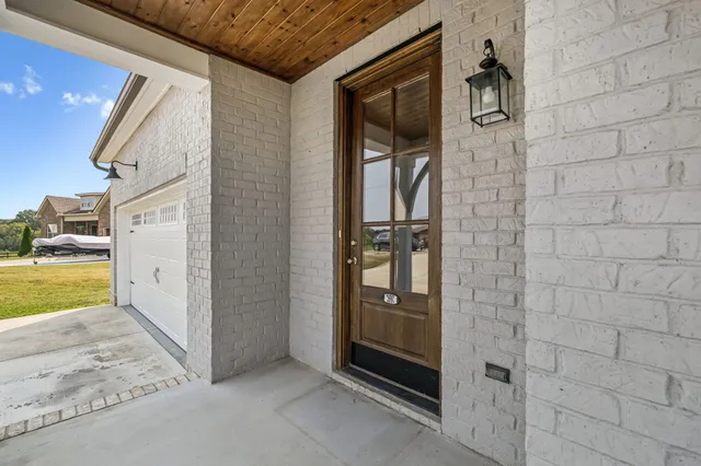 a view of front door