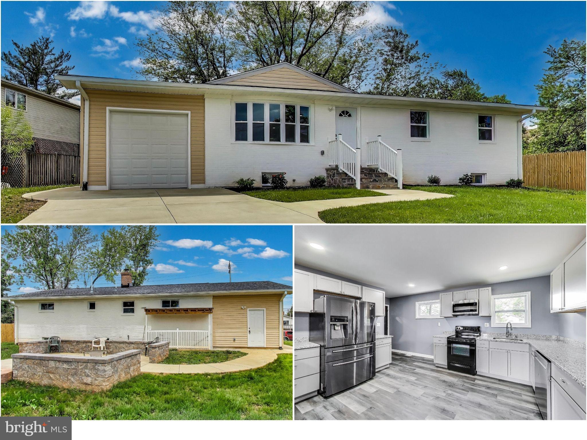 a view of front of house with yard