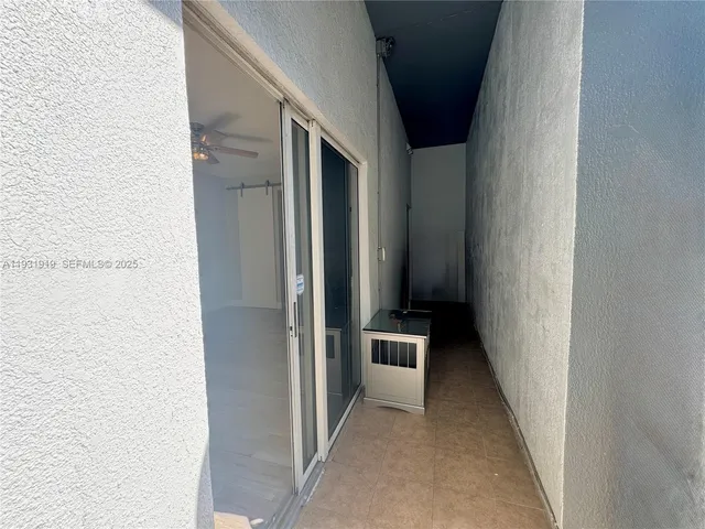 a view of an empty room