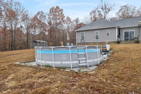 a house view with a outdoor space