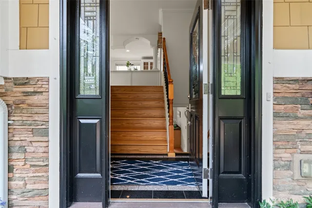 a view of front door of a house