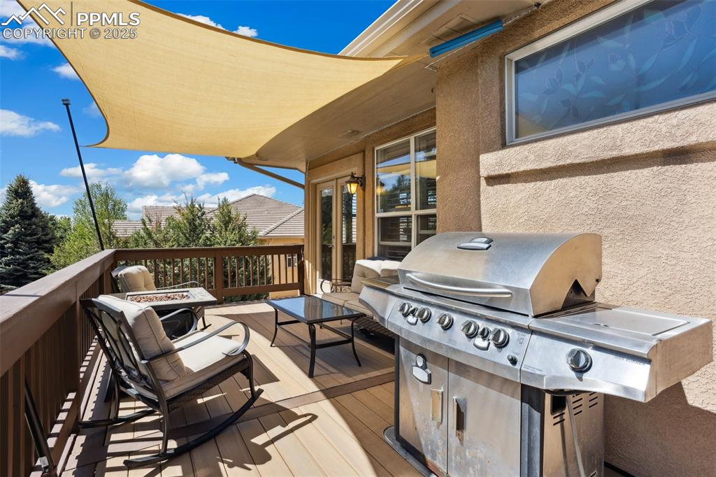 16243 Kitchener Way Monument, CO 80132 - Photo 26 of 33 a view of a balcony with chairs