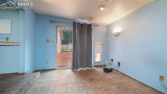 a view of an empty room