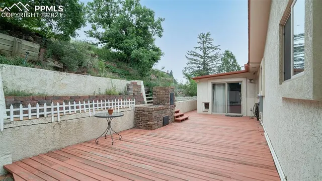 a view of deck with patio