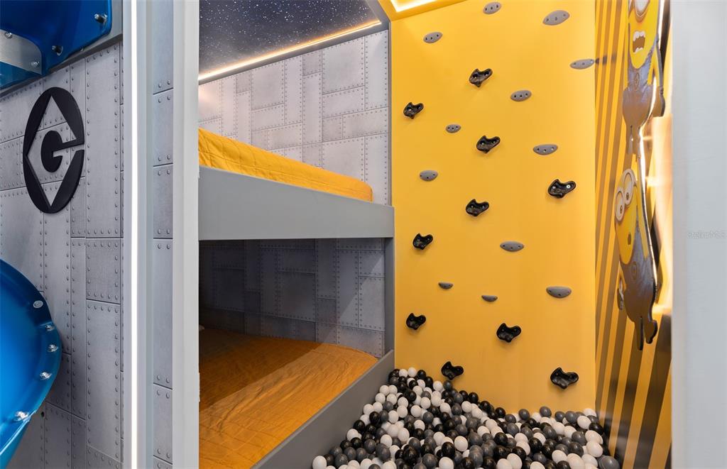 15918 Calm Key Loop Clermont, FL 34714 - Photo 40 of 57 a bathroom with a sink and a shower curtain