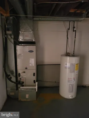 a view of storage and utility room