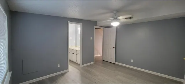 a view of backyard with tree