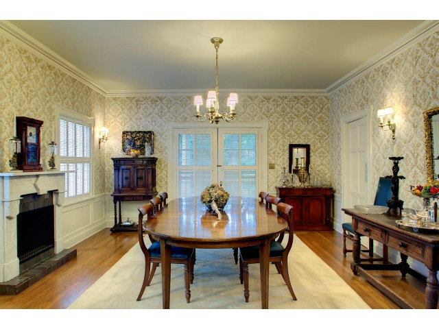 47 Encino Road Atherton, CA 94027 - Photo 8 of 20 a view of a dining room with furniture and chandelier