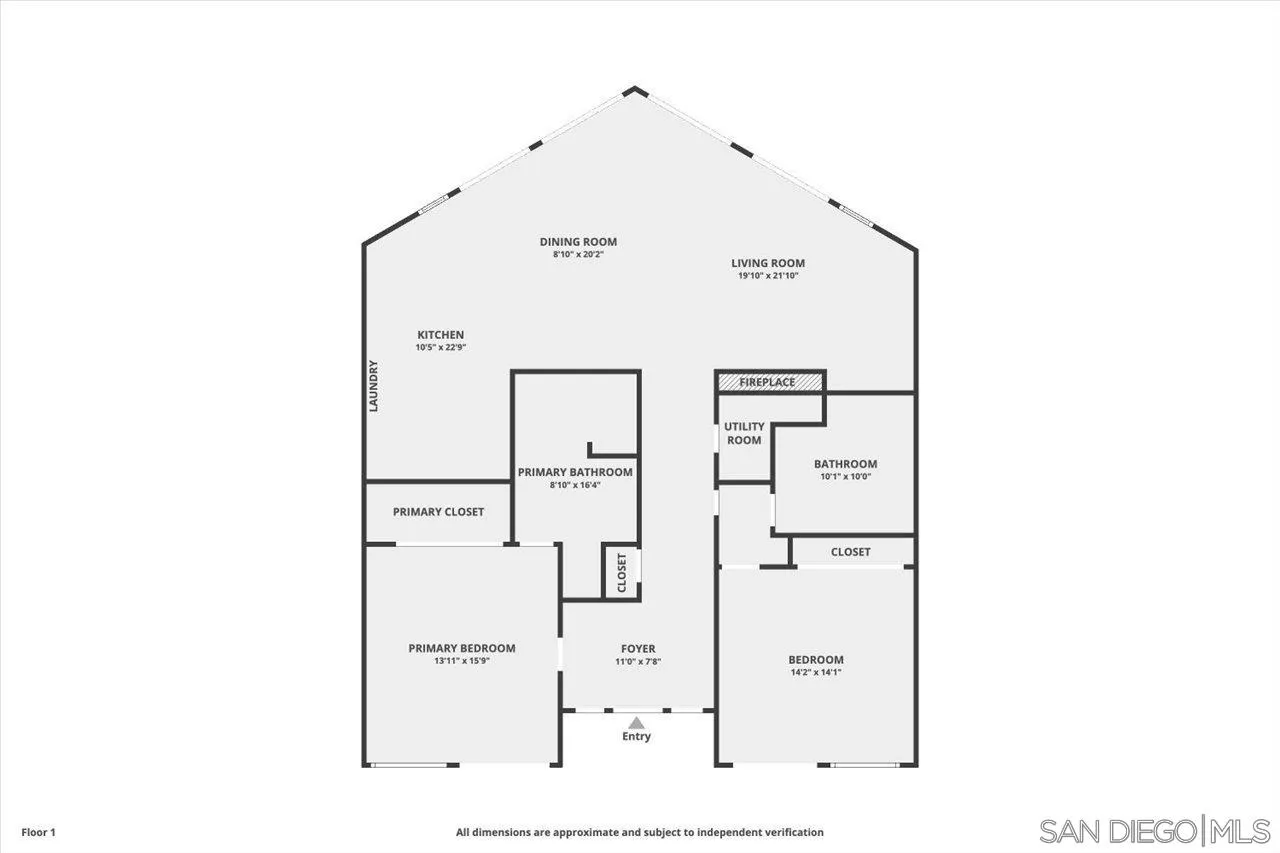 2681 Ocean Street Carlsbad, CA 92008 - Photo 36 of 36 a picture of a floor plan