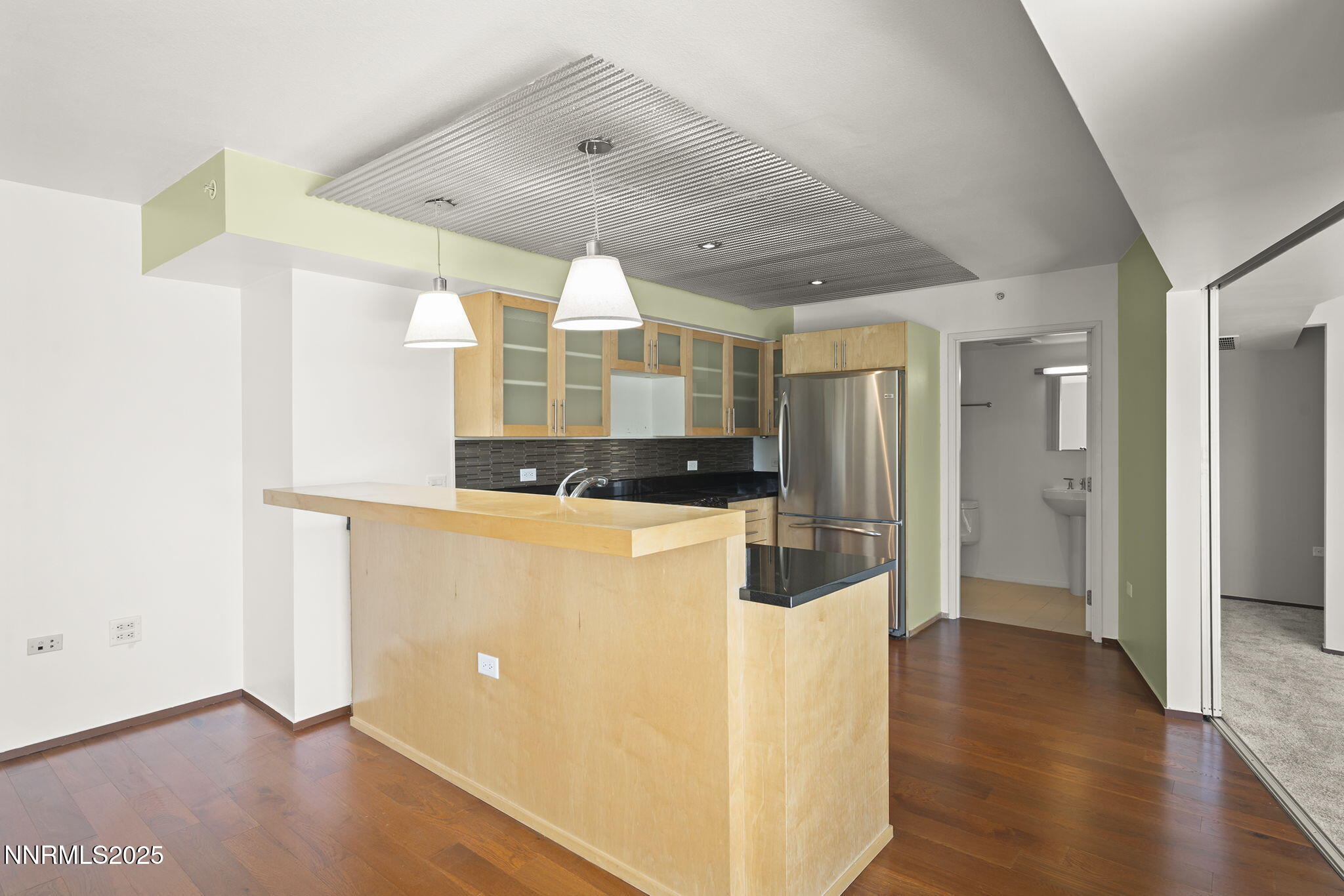 255 North Sierra Street, Unit 1419 Reno, NV 89501 - Photo 10 of 40 a view of a refrigerator in kitchen and a window