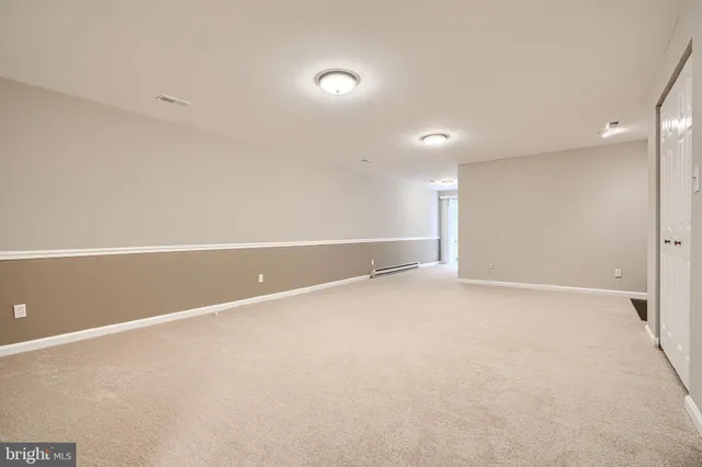 a view of an empty room