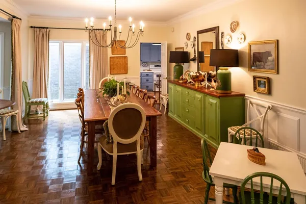 a kitchen with a sink and a window