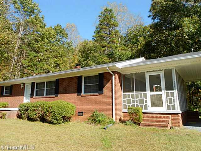 329 Bescher Chapel Road Trinity, NC 27370 - Photo 3 of 16 Exterior Front. Enclosed porch with attached carport