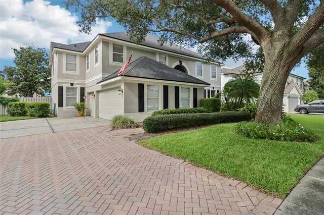 an aerial view of multiple house with outdoor space