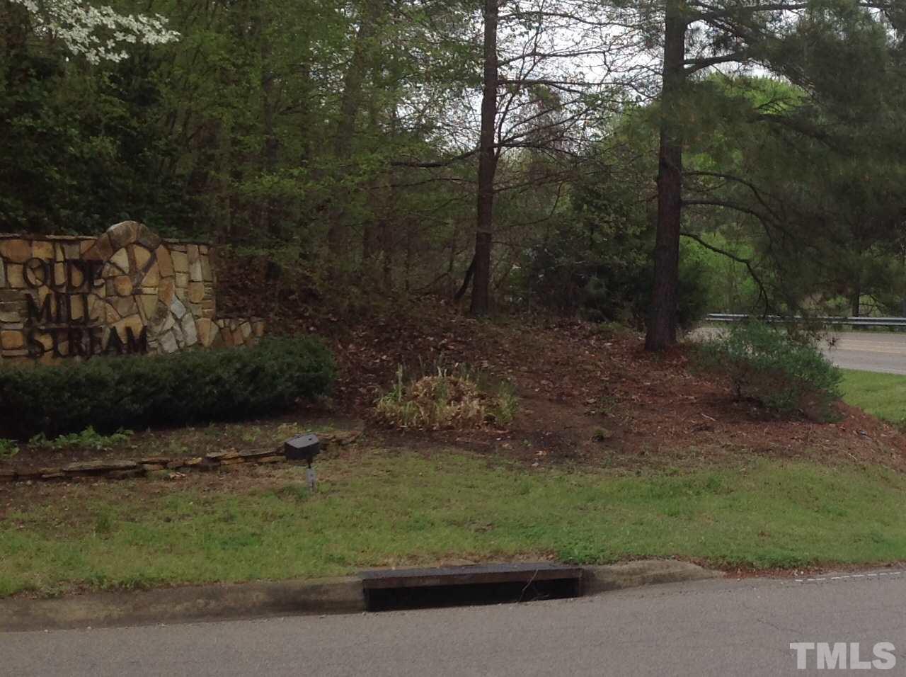 0 Steven Taylor Road Wake Forest, NC 27587 - Photo 3 of 10 Entrance to Olde Mill Stream subdivision which joins property at Haltwhistle Drive.