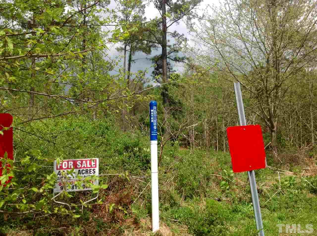 0 Steven Taylor Road Wake Forest, NC 27587 - Photo 5 of 10 This View is at the end of Haltwhistle Drive showing the Property Entrance & the Water Line stub.