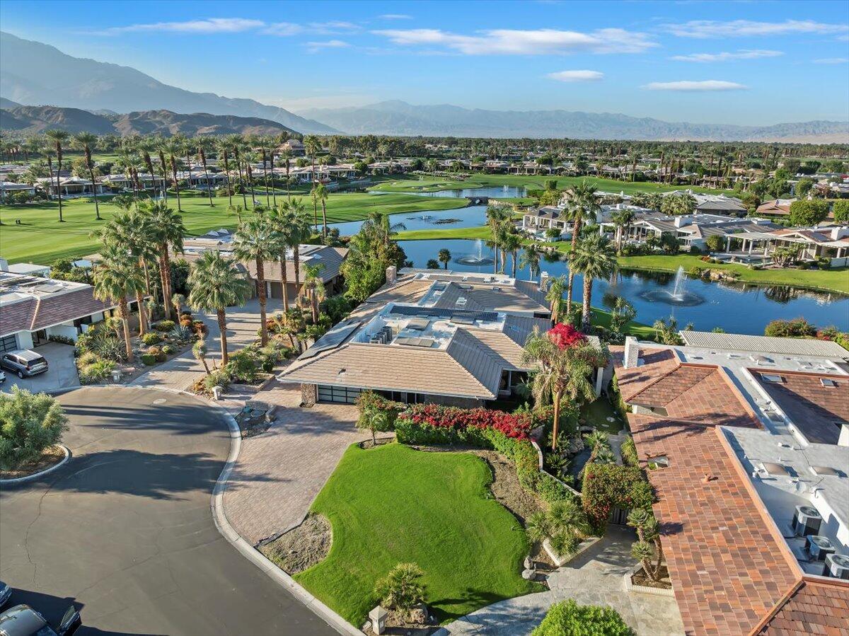 2 Deerfield Court Rancho Mirage, CA 92270 - Photo 8 of 104 an aerial view of a city with lots of residential buildings ocean and mountain view in back