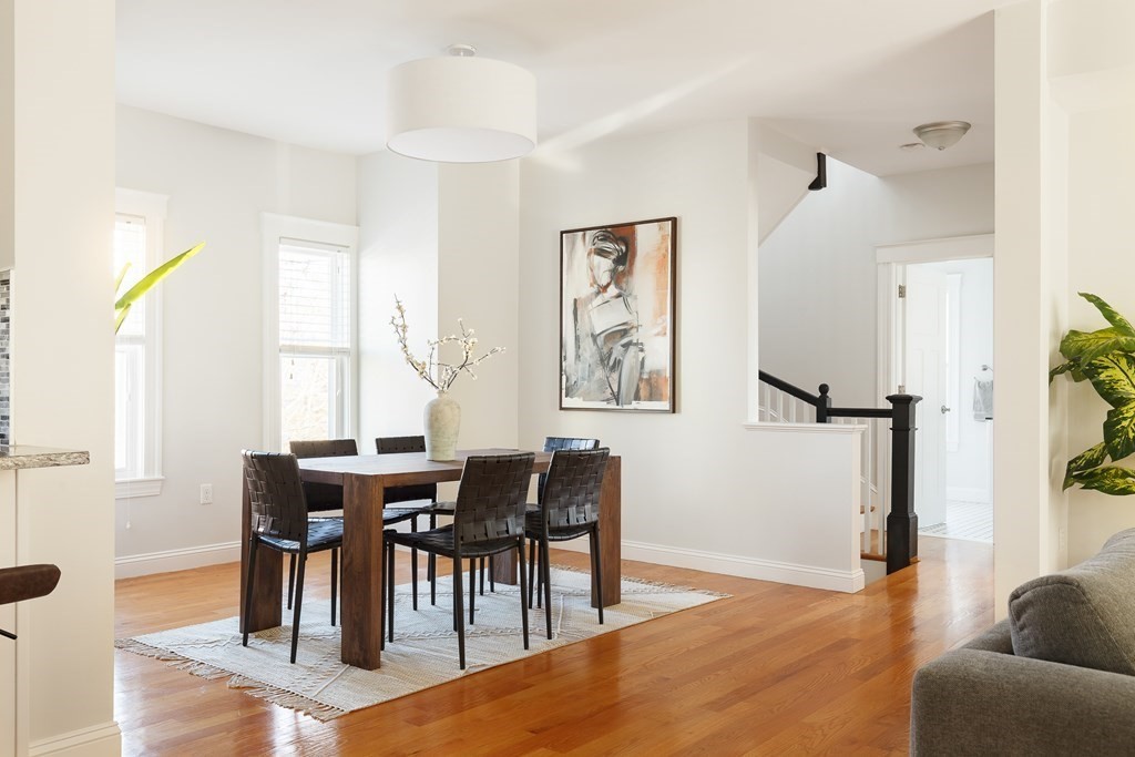 32 Cedar Street, Unit 2 Somerville, MA 02143 - Photo 11 of 20 a view of a dining room with furniture and window