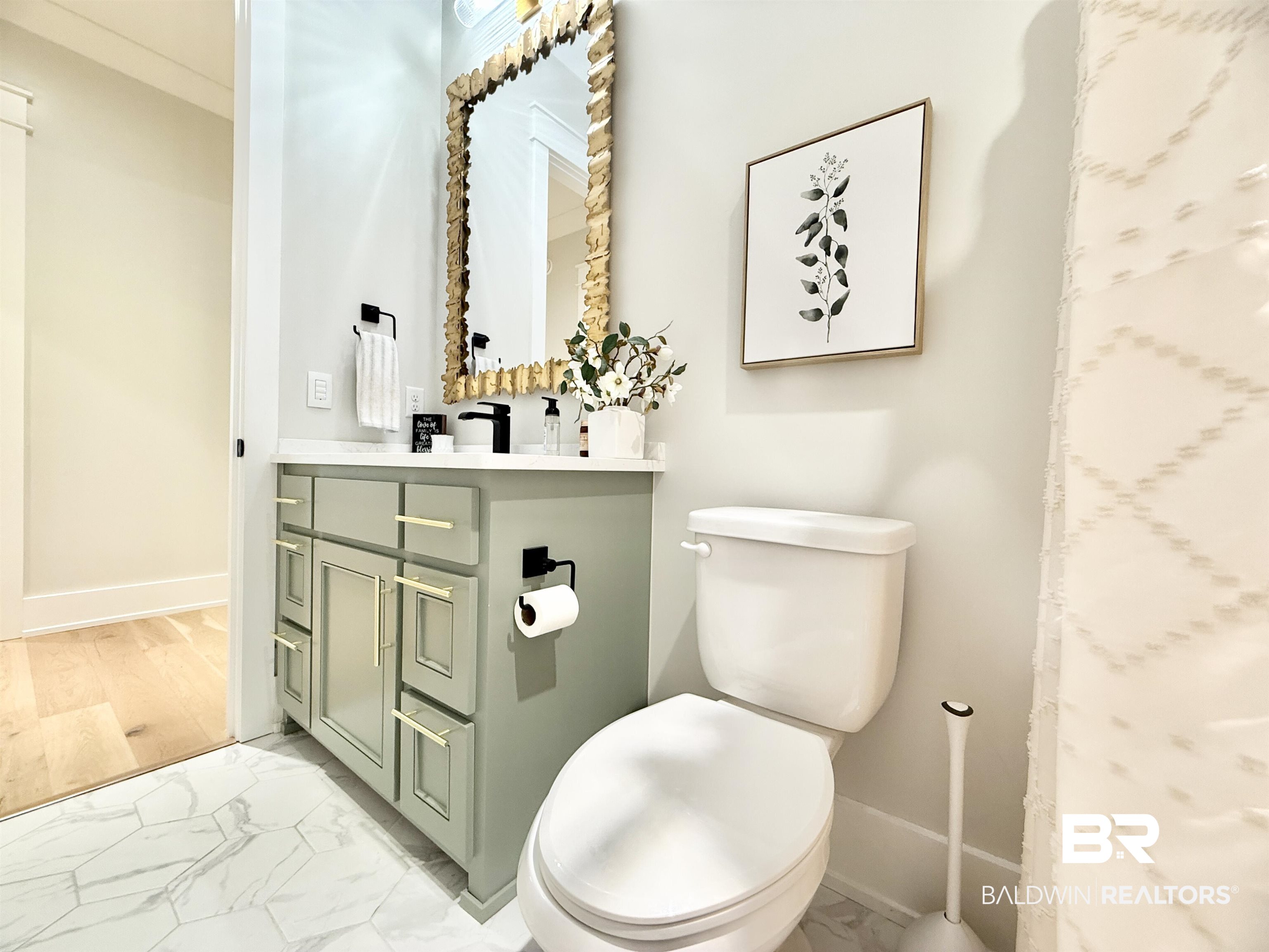 21767 Gallery Boulevard Fairhope, AL 36532 - Photo 24 of 74 Bathroom with marble finish flooring and vanity