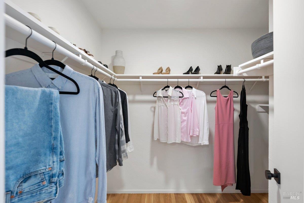 116 Twelveoak Hill Drive San Rafael, CA 94903 - Photo 80 of 93 a view of walk in closet with clothes