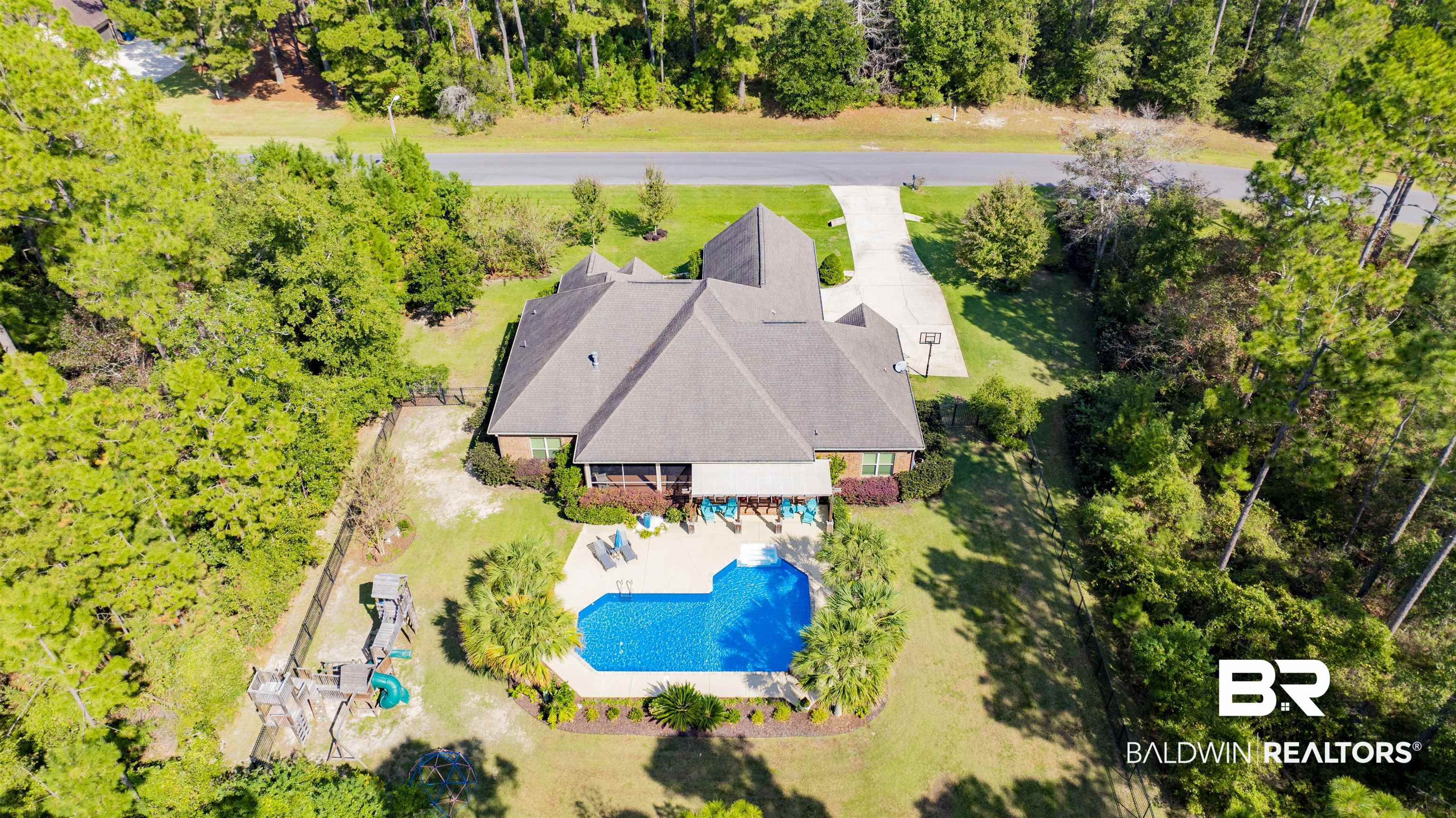 18360 Treasure Oaks Road Gulf Shores, AL 36542 - Photo 4 of 57 Birds eye view of property