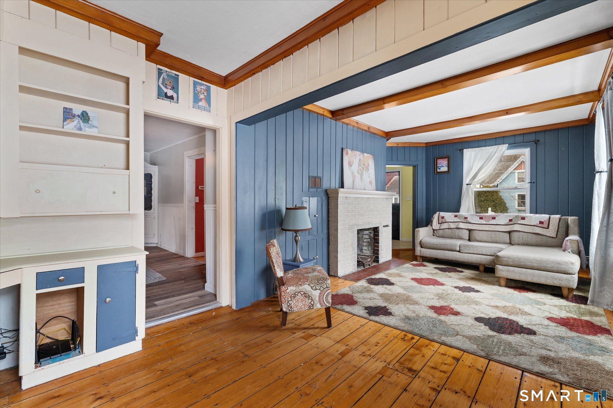 119 Quercus Avenue Windham, CT 06226 - Photo 11 of 30 a bedroom with furniture and a fireplace